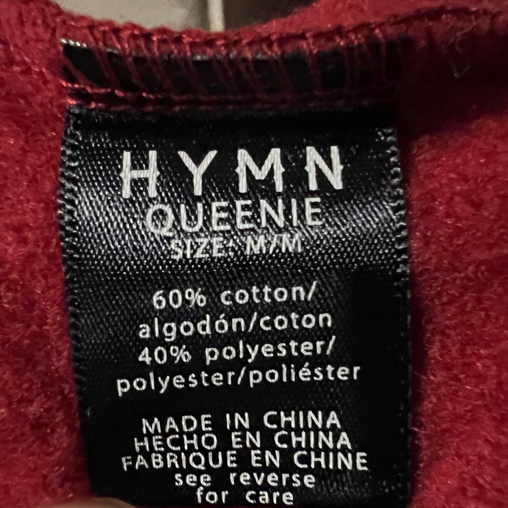 HYMN EST. London NWT Unisex Sweatshirt with Graphic Print on Front Size Medium - Picture 5 of 5